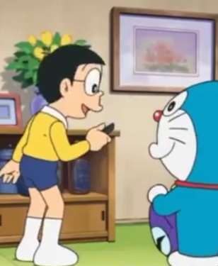 哆啦A梦：大雄准备用哆啦A梦的道具干一票大的！