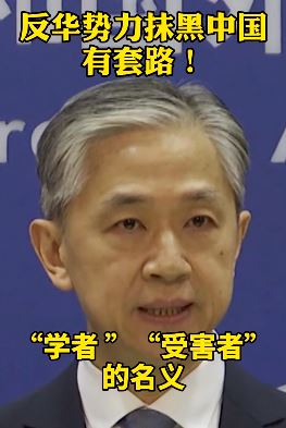 揭反华势力抹黑中国有套路