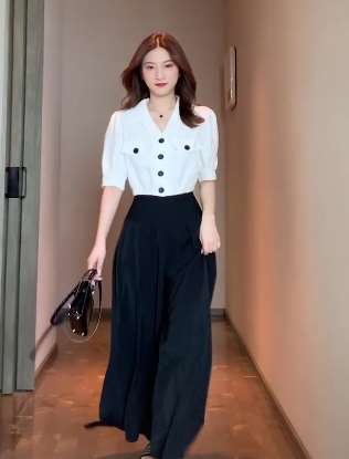 阔腿裤搭什么上衣，阔腿裤的N种搭配