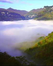 航拍神农架林区"高颜值"美景