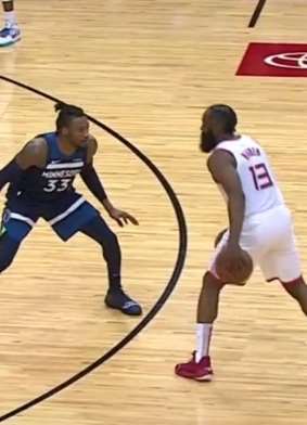 后撤三分命中，哈登职业生涯得分突破20000分！