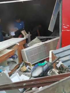 黑龙江一饺子馆液化气罐爆炸致多人受伤