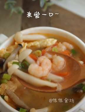 好喝低脂的三鲜汤，女孩子最爱的一道美食！