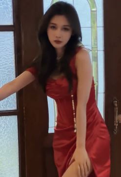 网红小姐姐「穆木」穿性感红裙分享品质生活 网友:姐就是女王,自信放光芒!