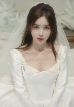 网红美女「迦南」分享婚纱造型,真是美到极致!