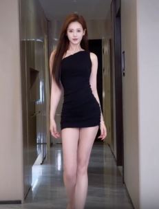 长腿美女「小龙鼠」性感穿搭居家秀身材，简直太迷人啦！