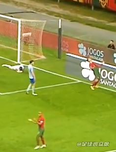 欧国联西班牙1比0葡萄牙，C罗错失多次良机无耐仰天长叹！