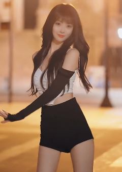 小姐姐这影子舞蹈跳的如何?网友:她就是我今晚的梦姑!