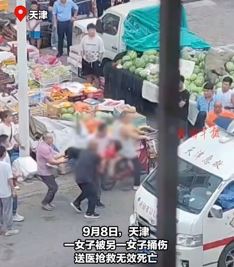 天津一女子被儿子女友捅伤身亡