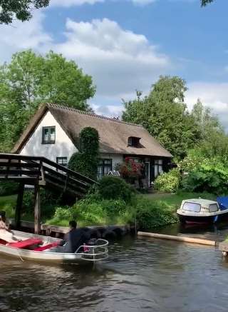 荷兰农村生活：小桥流水人家，美的让人窒息！