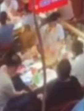 哈尔滨一饭店蛙锅上桌几分种突然爆炸，致3人受伤