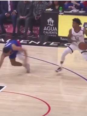 莫兰特晃倒罗宾逊复制哈登神作