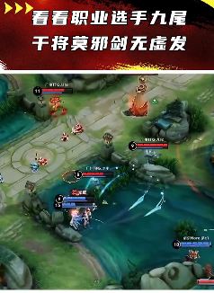 王者荣耀:职业选手九尾用干将莫邪剑无虚发