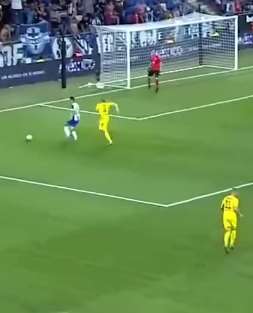 武磊欧战首秀妙传造进球