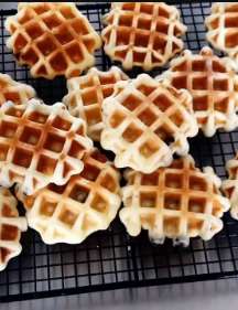 紫米馅的华夫饼，做法简单又好吃，你吃过吗？