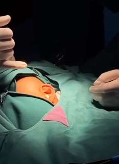 5岁女童植入人工耳蜗 术后恢复良好