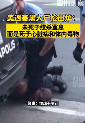 美国遇害黑人尸检结果曝光 非警察绞杀窒息家人不接受