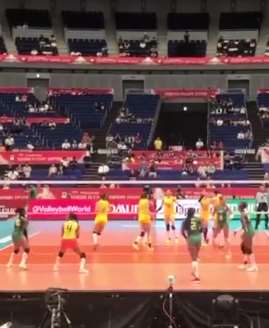 女排世界杯中国队3-0轻取喀麦隆