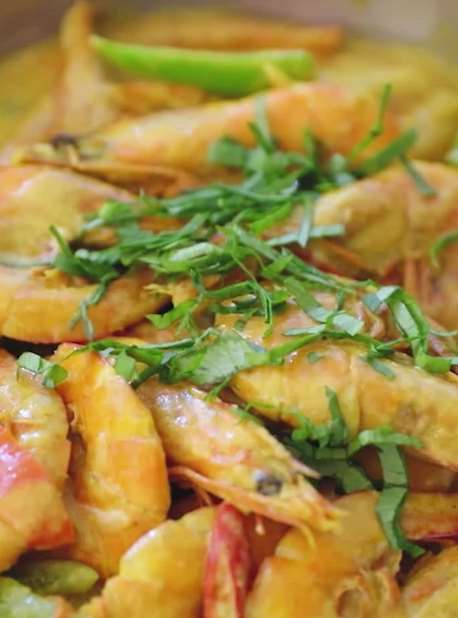 泰式咖喱虾的做法，这么好吃的美食必须分享！