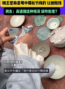 女子驾车将地摊上"古玩"轧碎遭摊主索赔