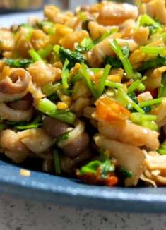 猪肚别只会炖汤了，教你一招生炒猪肚，酸辣下饭，脆嫩Q弹无异味