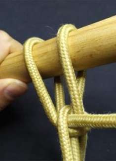 千斤结,物体越重绳结越结实,越轻反而不实用,农村常用