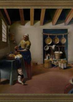 来自雀巢的创意脑洞「倒牛奶的女仆」