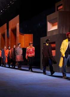 迪奥冬季男装秀，仿佛一场日出日落