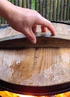 在农村这样做一个菜，头一次见这吃法，出锅时看着口水都流了