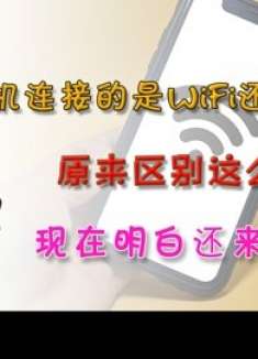手机连接的是WiFi还是WLAN？原来区别这么大，现在明白还来得及