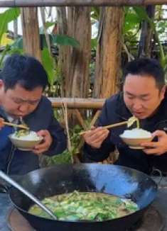 湖北特色霉豆渣炖肉，酸辣开胃拌米饭吃真过瘾