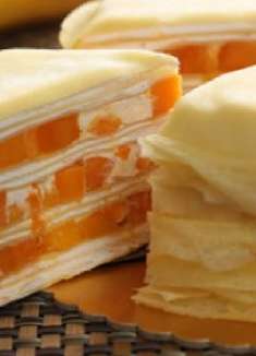 手把手教你做芒果千层蛋糕，方法简单，3分钟学会