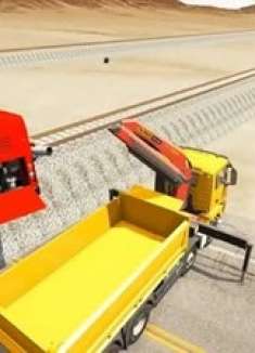 模拟器：火车高速通过环形轨道，会发生什么画面惊心动魄！