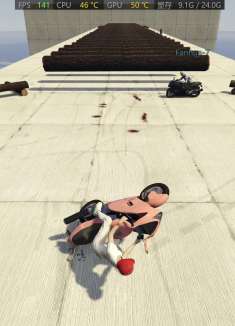 万米高空，作者用木头搭了1座桥让我们挑战！