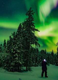 拉普兰的秋日：极光和色彩的交响曲