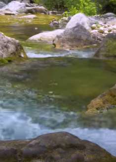 清山溪流：自然的魅力，让人惊叹