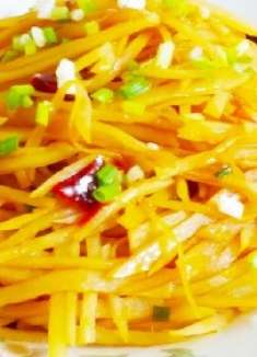 教你酸辣土豆丝的正确做法,香辣酸爽开胃下饭,味道杠杠的