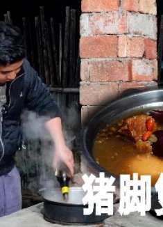 天冷了，给外婆做一锅客家特色的猪脚煲姜醋，你吃过没？