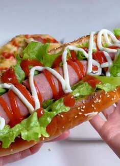 小白在家怎么做出好吃的热狗面包