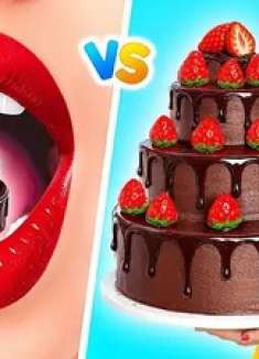 巨大vs微小各种美食挑战大合集！