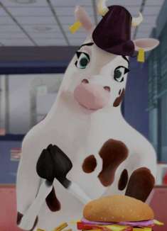 为爱上头的母牛，太猛了