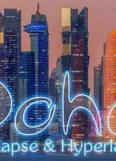 延时摄影，停泊在波斯湾的「浪漫海港」