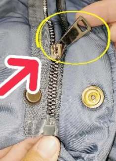 今天才知道，衣服拉链藏个“小机关”，轻轻一拉就更换拉链头