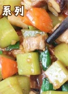 一道好吃的下饭菜，莴笋酱三丁，做法简单，好吃又下饭