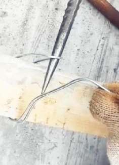 20年木工老师傅现场演示，铅丝扣的正确摽法及固定要领