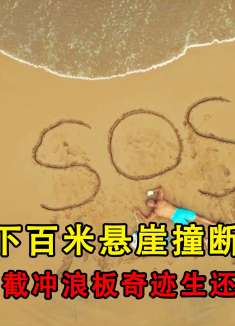 真实改编，男子跳下百米悬崖撞断盆骨，仅凭半截冲浪板奇迹生还