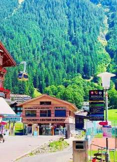 瑞士温根小镇，明信片上的山间村落