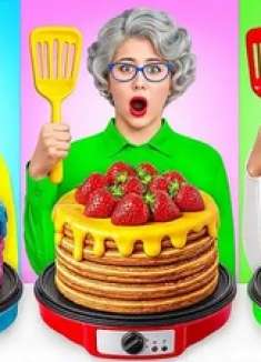 我vs奶奶各种美食烹饪挑战大合集！