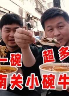 排队去喝洛阳南关小碗牛肉汤，十元一碗超多牛肉，老板真实在