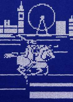 Burberry 英伦定格动画，是十字绣拍的